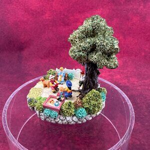 VINTAGE LIBERTY FALLS PLAYGROUND MINIATURE VILLAGE #AH300, 1996 W/BOX